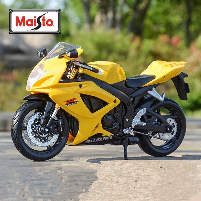 

Maisto 1:12 Suzuki GSX-R600 Alloy Racing Motorcycle Model Diecast Metal Street Sports Motorcycle Model Simulation Children Gifts