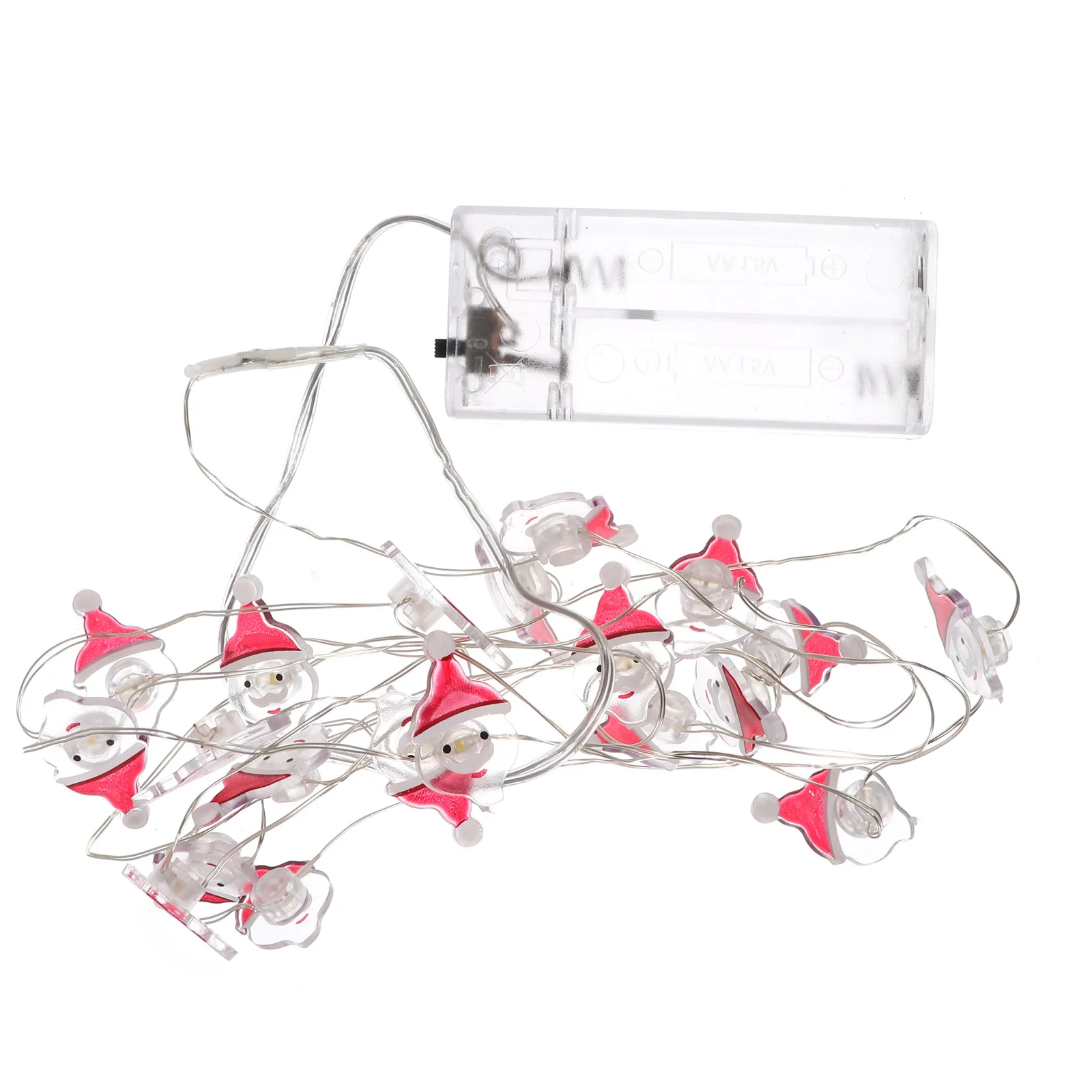 

1pc Led String Lights Santa Shape Colorful Fairy Light For Christmas Party Wedding Decor Xmas Lamp Home Hotel Restaurant Outdoor