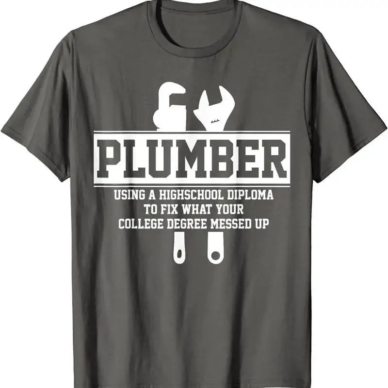 Plumbing Switches Plumber Funny Saying T Shirt