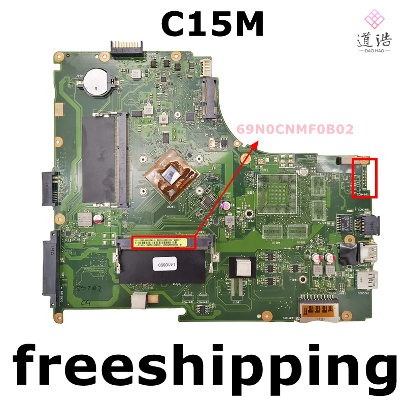 

For C15M Laptop Motherboard MAIN BOARD 69N0CNMF0B02 DDR3 Mainboard 100% Tested Fully Work