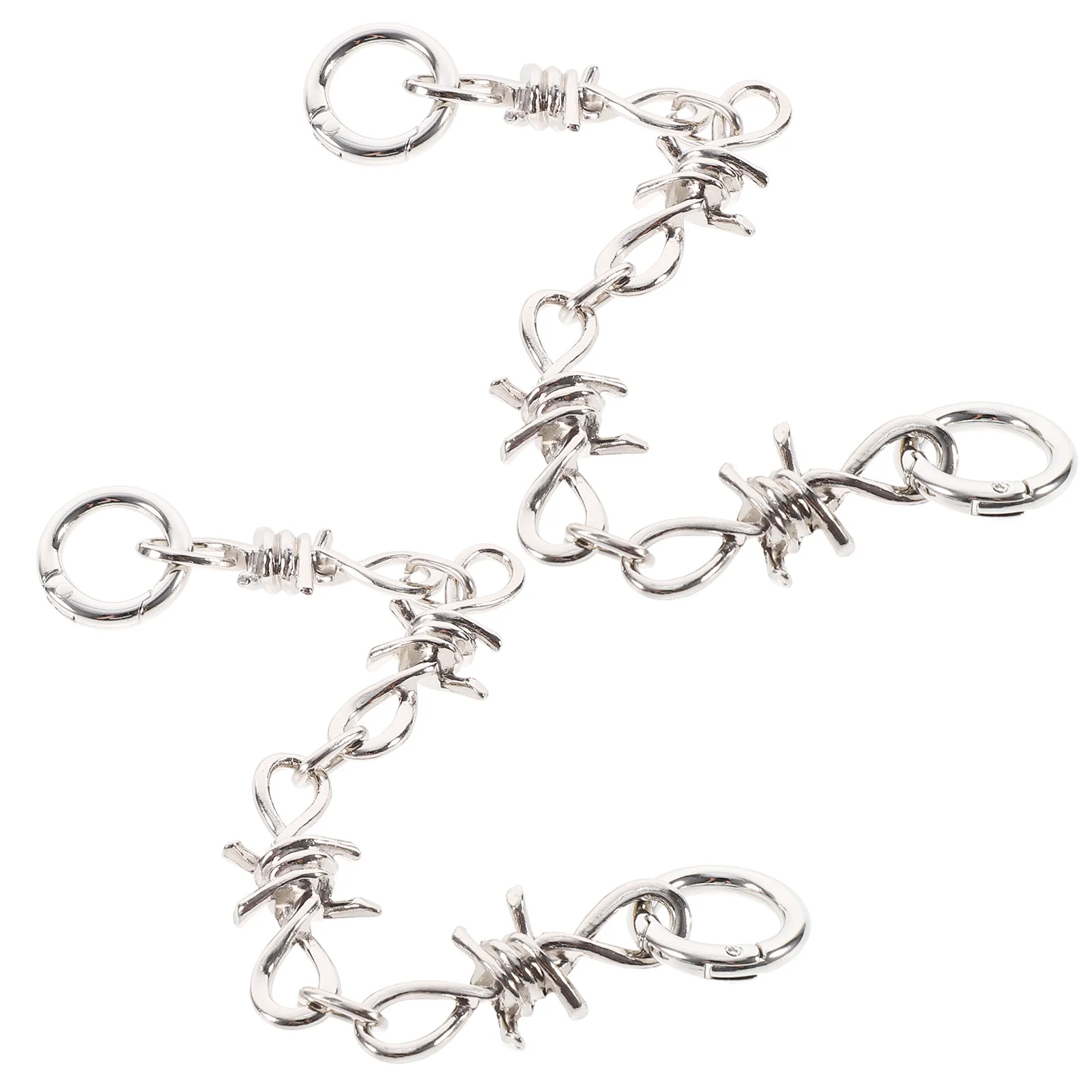 

2Pcs Punk Style Metal Shoe Chains Alloy Shoe Charms for Sneakers Sandals Boot Chains Fashion Shoes Decoration Boot Chain