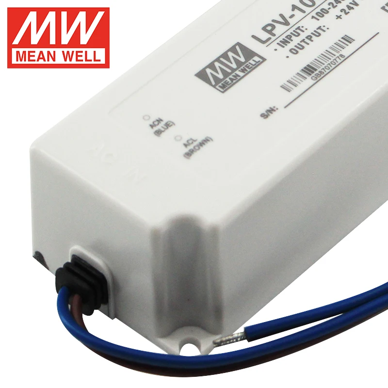 Imagem -05 - Mean Well-impermeável Led Driver Comutação de Alimentação ac para dc Transformadores de Iluminação ao ar Livre Meanwell Ip67 Lpv 100w 5v 12v 24v