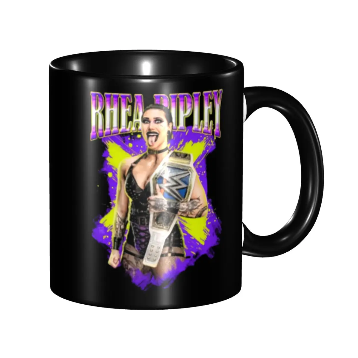 

Custom Wrestler Rhea Ripley Coffee Mug DIY Ceramic Milk Tea Cup