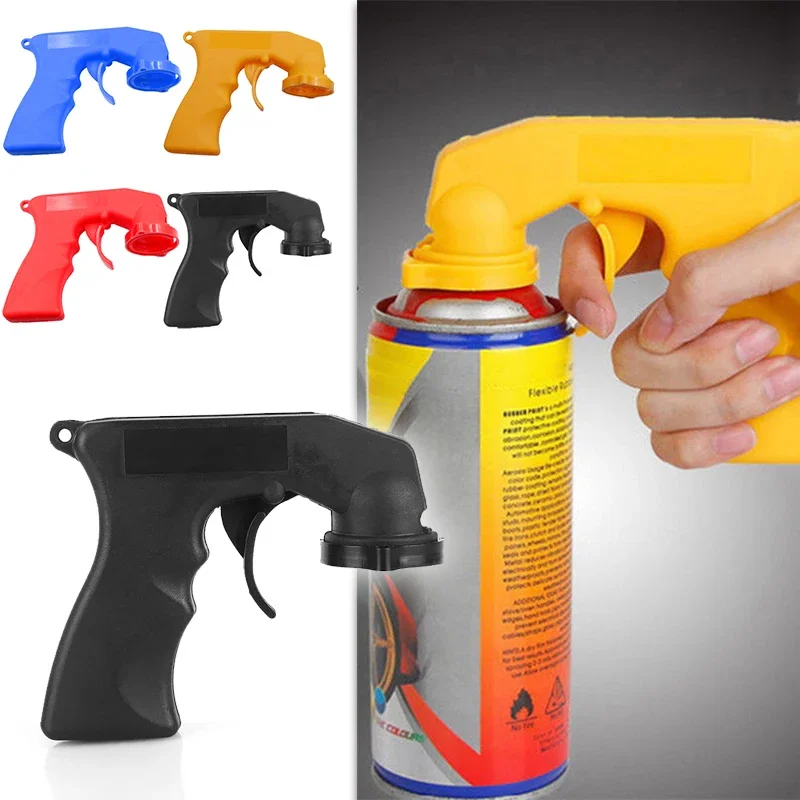

Spray Adaptor Car Paint Care Aerosol Spray Gun Handle with Full Grip Trigger Locking Collar Car Paint Maintenance Painting Tool