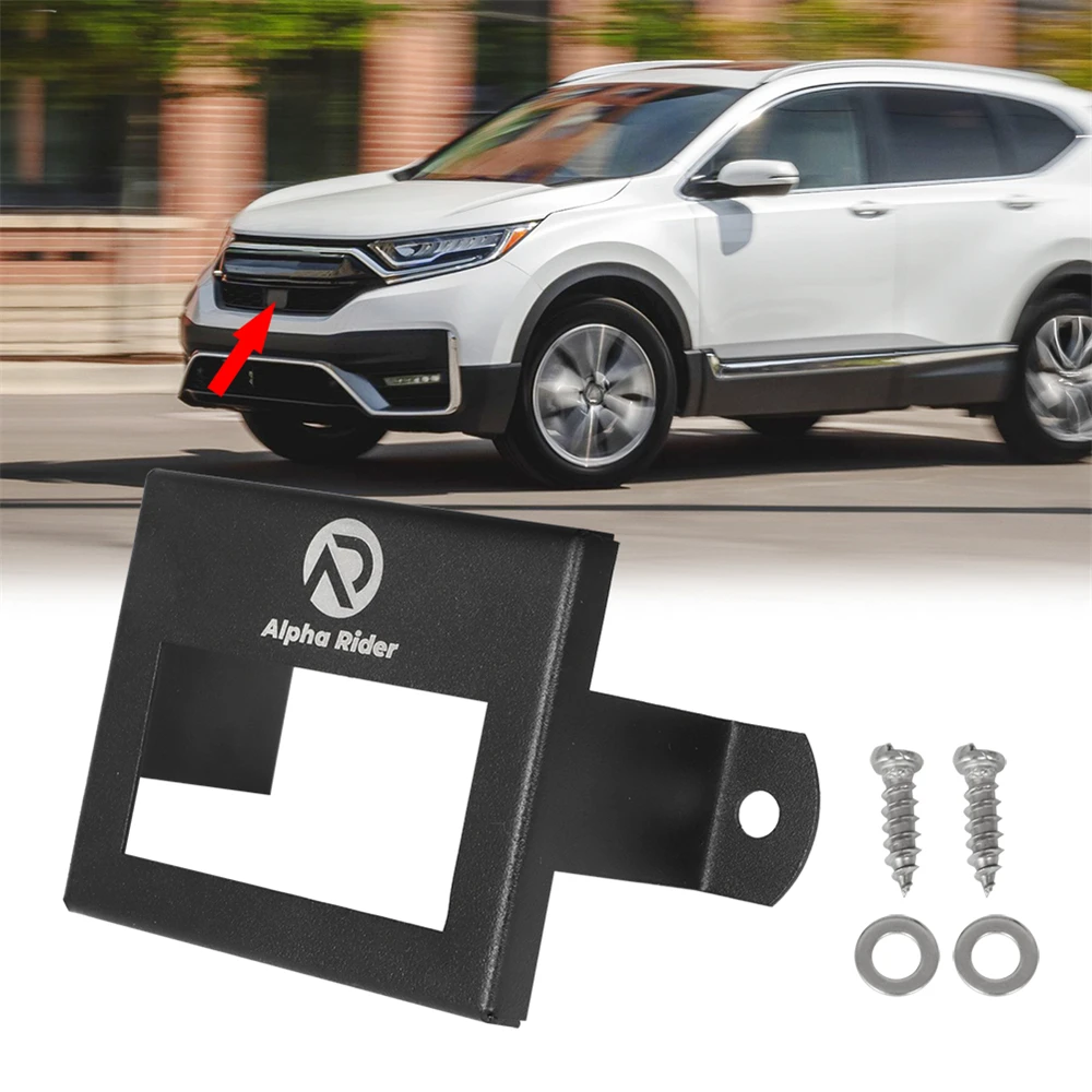 Car Front Radar Sensor Protector Cover With Screw For Honda CRV CR-V 2017 2018 2019 2020 2021 2022 Theft Deterrence Protection