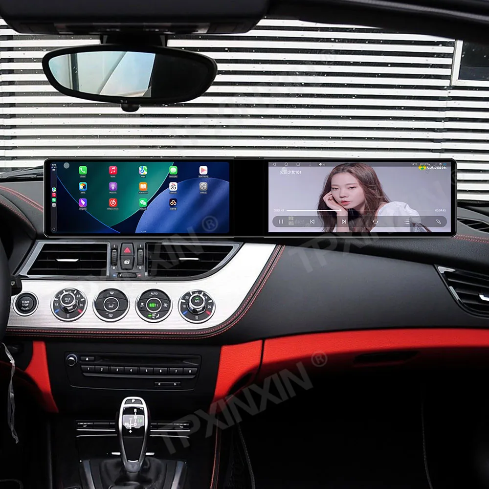 

12.3" Car Radio For BMW Z4 NBT/CIC 2009-2017 Dual Screen Multimedia Video Player Auto GPS Navigation Carplay Car Accessories 4G