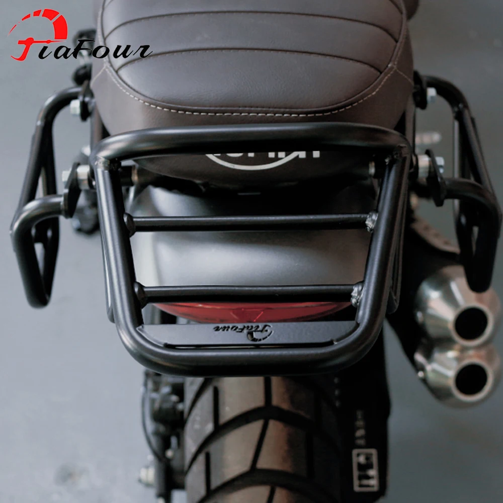 Motorcycle Rear Tail Rack For Scrambler 400X Speed 400 2023 2024 Speed T4 2024 2025 Cargo Shelf Mount Bracket Luggage Holder