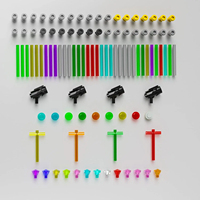 Hot MOC Space Wars Light Saber Weapon Sword Lightsabered Parts Accessories Building Blocks Toys for Children Kids Gifts