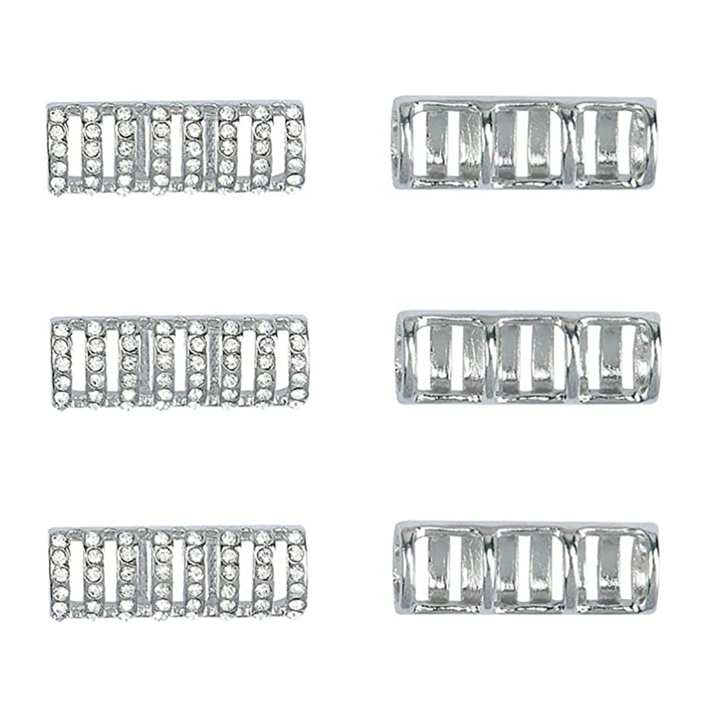 10Pcs Alloy Metal Rhinestones DIY Width 18mm 20mm 22mm 24mm For Apple Watch Samsung Strap Accessories Adapter Band Jewellery