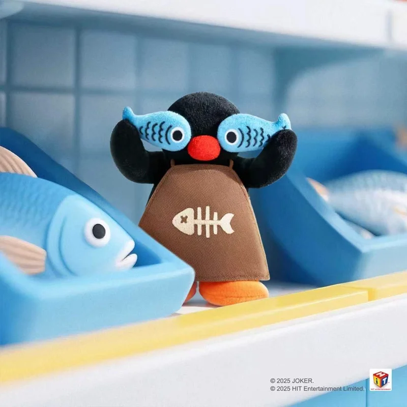 الرسمية في المخزون Pingu إخفاء وسعى القط سلسلة صندوق أعمى لعبة حقيبة لطيف قلادة لعبة الأجهزة الطرفية المشجعين هدية عيد ميلاد صندوق الغموض