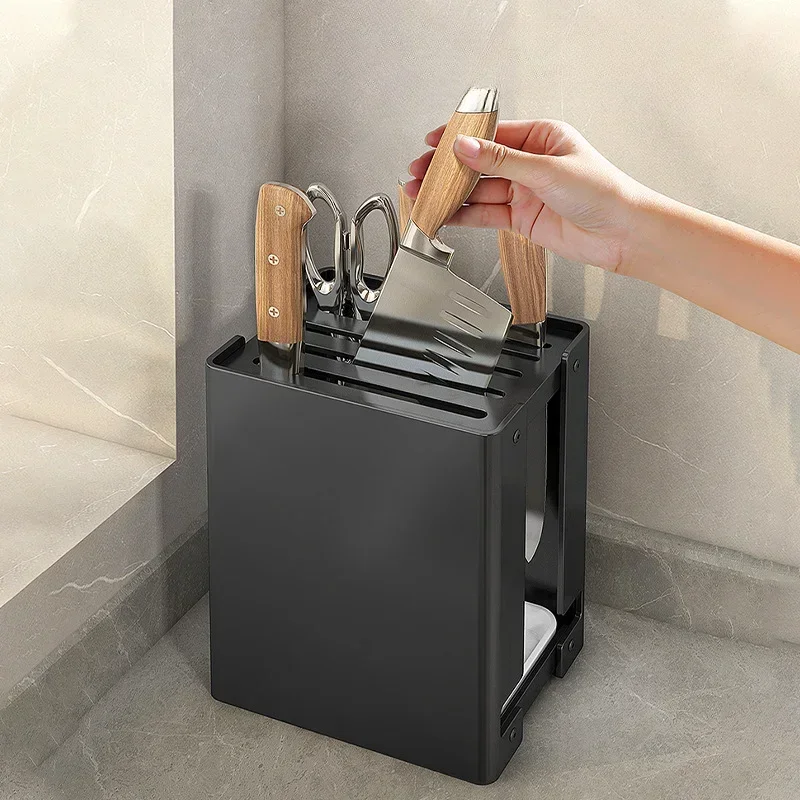 Multi-Functional Kitchen Accessories Knife Rack Kitchen Knife Rack Knife Rack Kitchen Draining Magnetic Kitchenware Knife Block