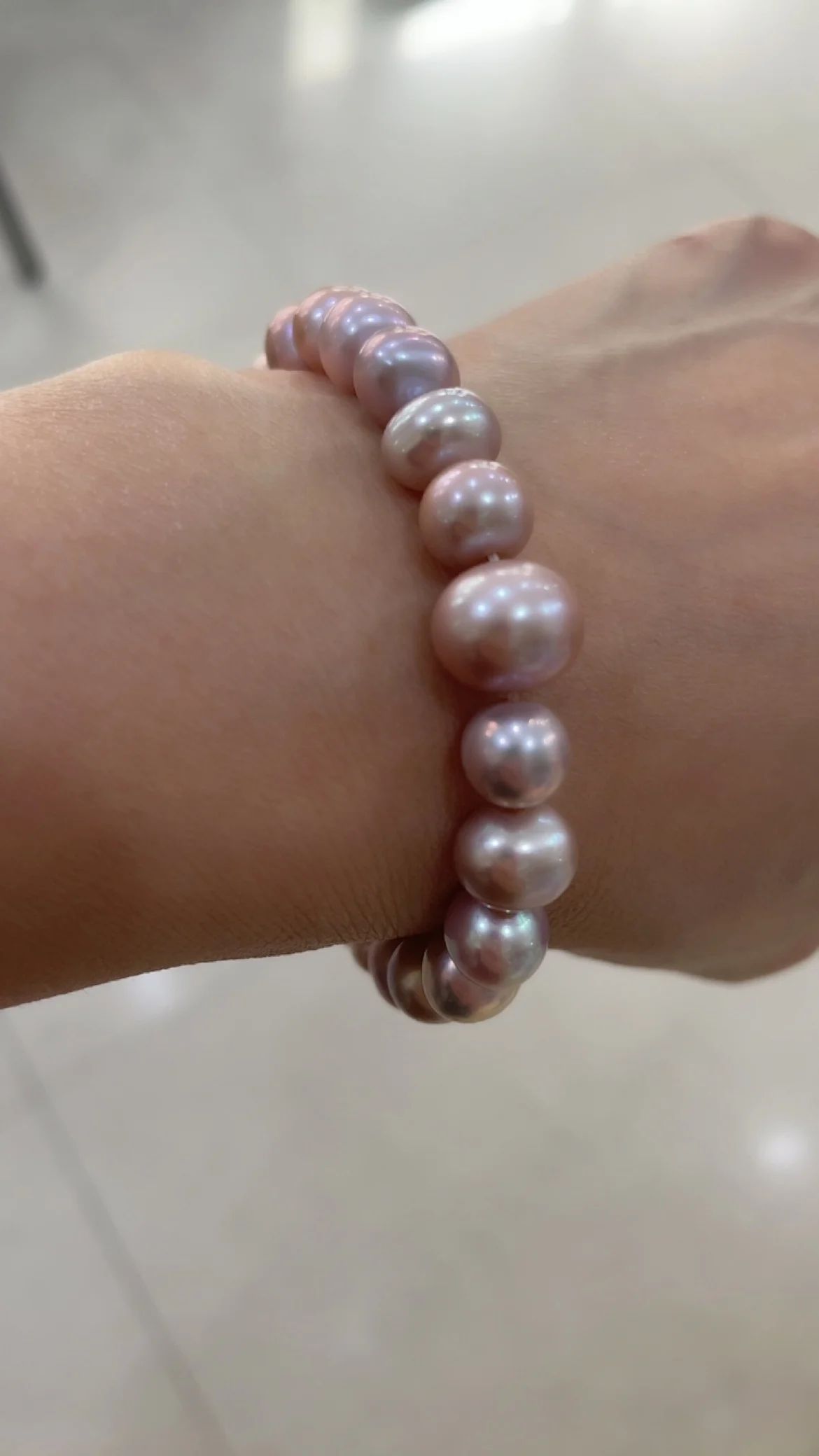 

Classic Elastic Rope AAAA8-11mm Natural South Sea Pearl Bracelet 18cm*20cm