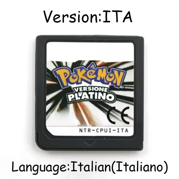 Pokemon Series DS Game Cartridge Video Game Console Card HeartGold SoulSilver Diamond Platinum Pearl Meertalig voor NDS 3DS