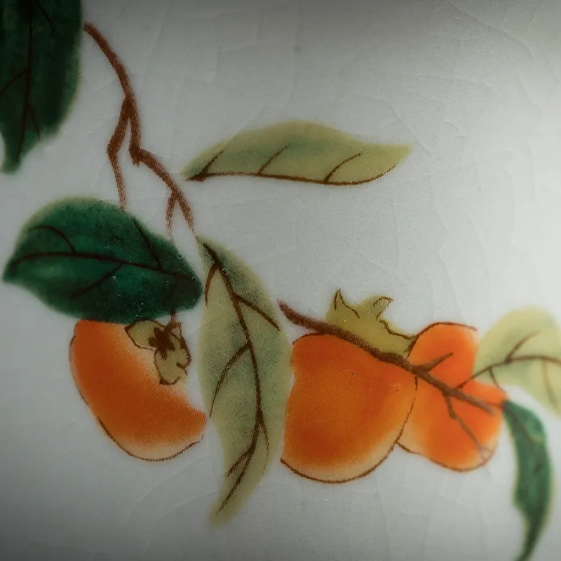 Retro Ru kiln large teacup women with lid and filter mug large capacity ceramic cup