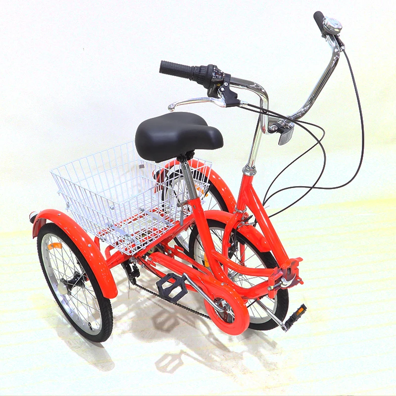 メーカー3輪トライク小型折りたたみ三輪車自転車3輪自転車20インチ格安大人用三輪車