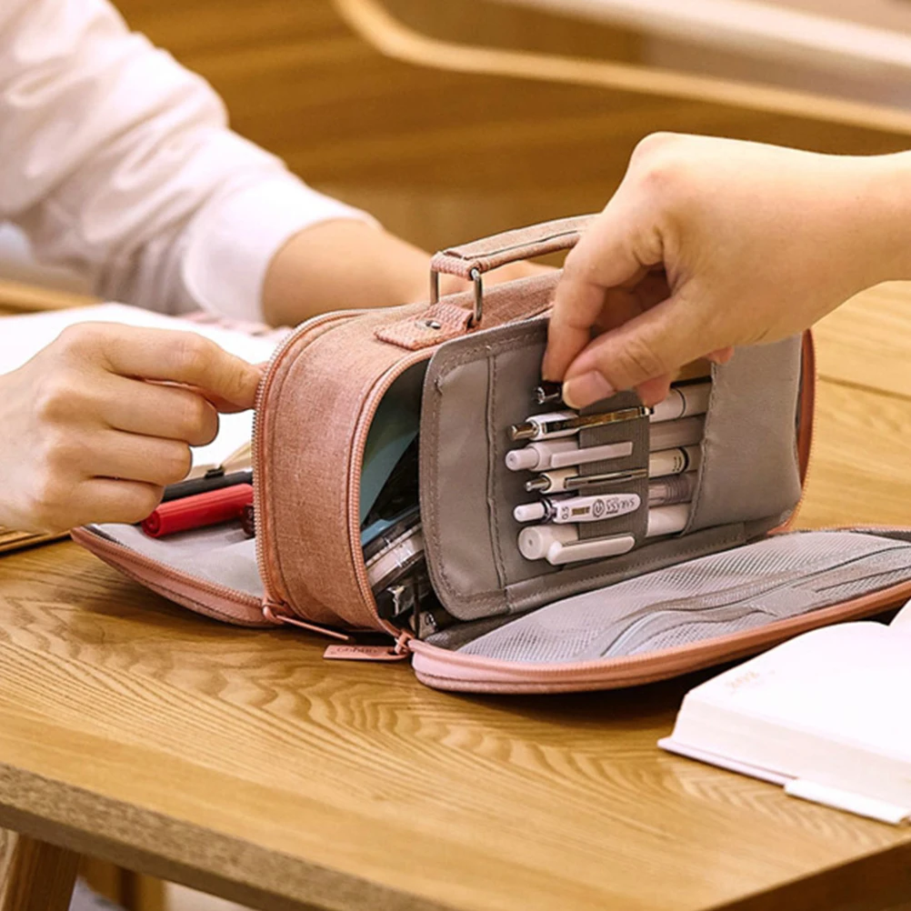 

Pencil Case Portable Pencil Bags Multifunction Pencil Box Stationery Bags Pen Bags Supplies