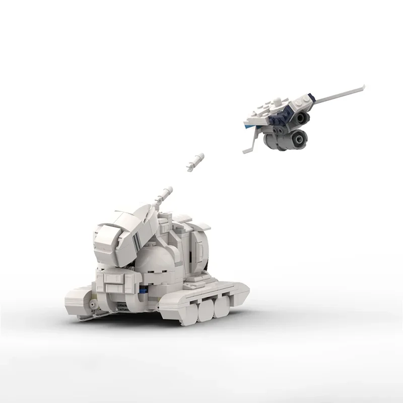456pcs MOC Creator 3 1 Anti Aircraft Rover Model Building Blocks Architecture Christmas Gifts Toy Idea Education Brick