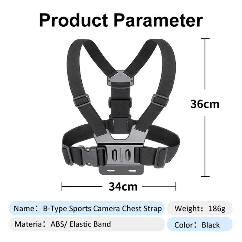 JHOOK Smartphone Chest Mount Harness Strap Holder Cell Phone Clip for Gopro Action Camera Phone Chest Holder for Recording Video