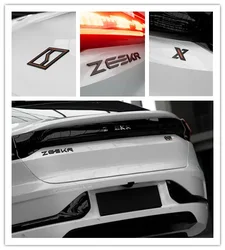 3D Metal For Zeekr 001/007/X Special Modification Matte Car Tailgate Decoration Sticker Lettering Styling Emblem Accessories