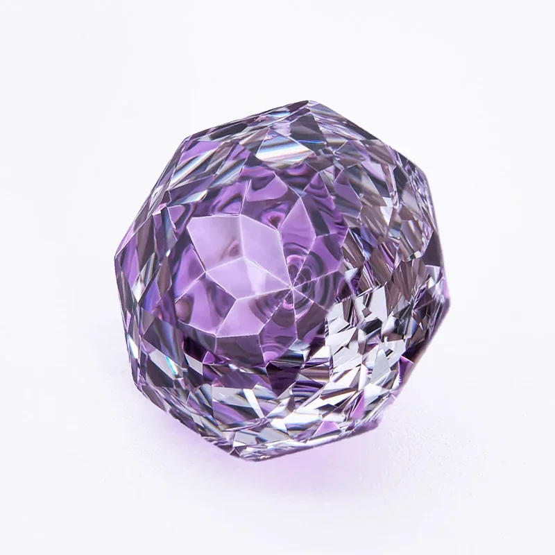 Cubic Zirconia Special Rose Cut Purple Color Gemstone Bead Wholesale and retail for Diy Advanced Jewelry Rings Earrings Making