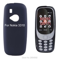 10pcs for nokia 3310 case thin black matte tpu gel skin for nokia 3310 2017 2.4-inch dual sim phone protective silicone cover