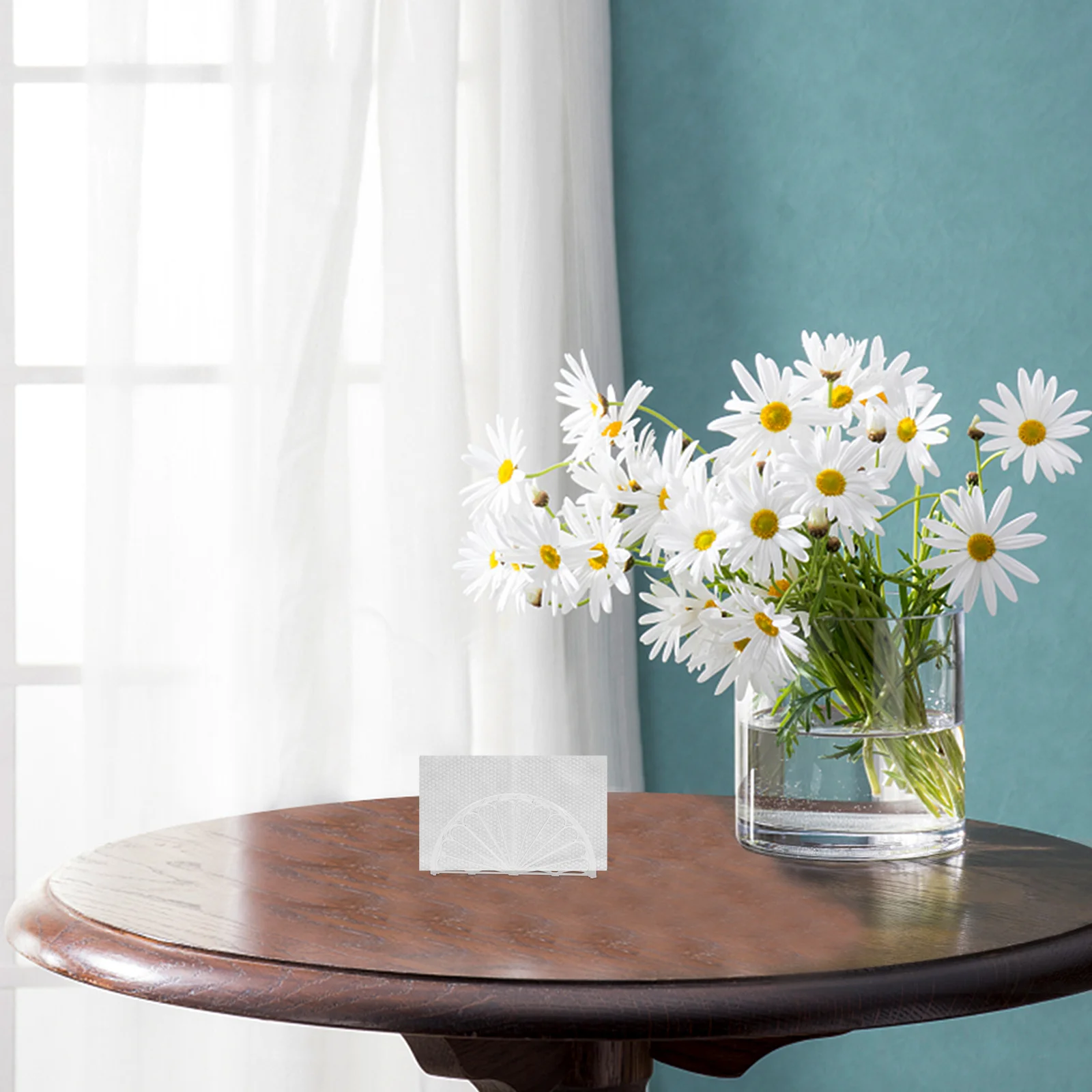 

10pcs Clear Napkin Holder Stand Serviette Storage Dispenser For Kitchen Restaurant Hotel Table Modern Tissue Organizer