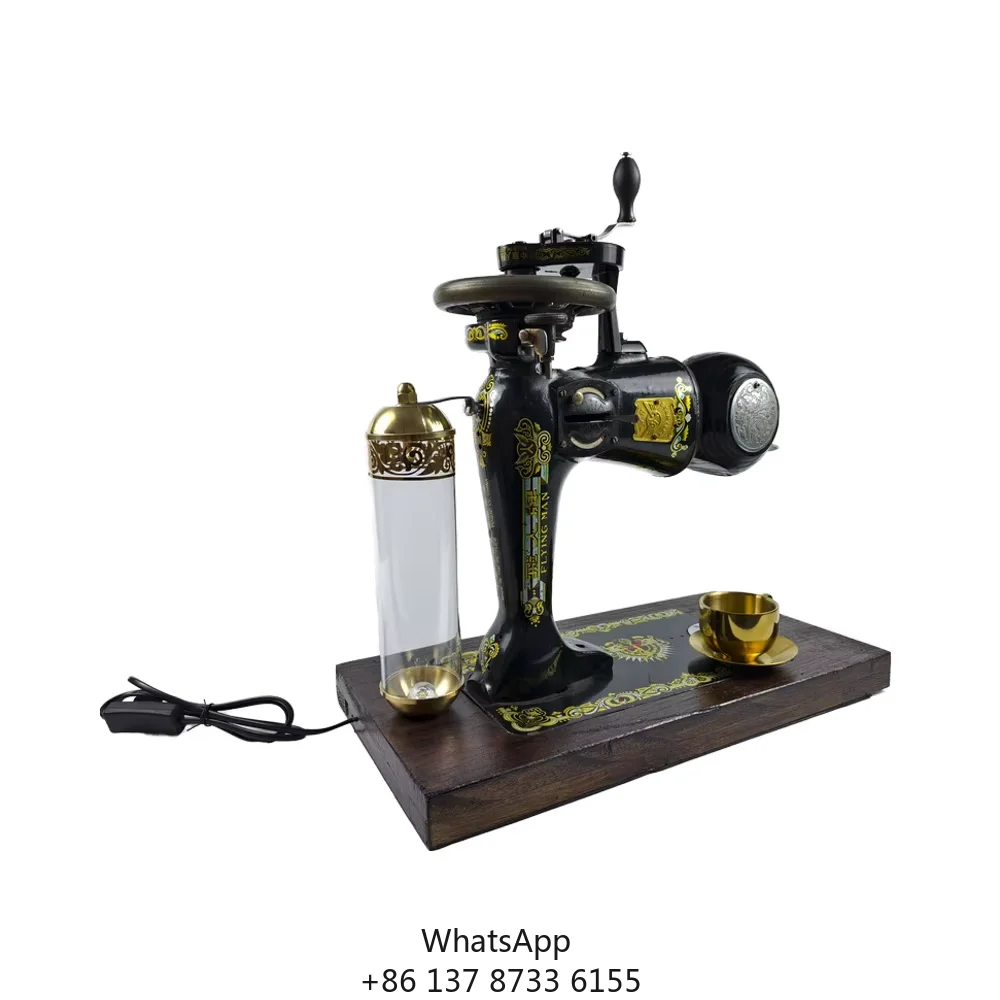 

Exquisite Handmade Metal Coffee Machine Decor, A Craft Decorative Item, Makes An Appropriate Gift For Someone.