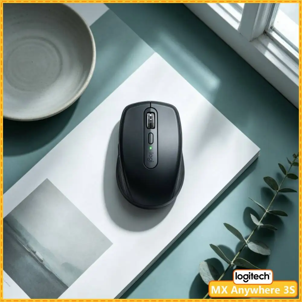 Premium MX Anywhere 3S - 8000 DPI, USB-C Fast Charge, Anti-Slip, Ideal for Wine Bar & Order Tracking