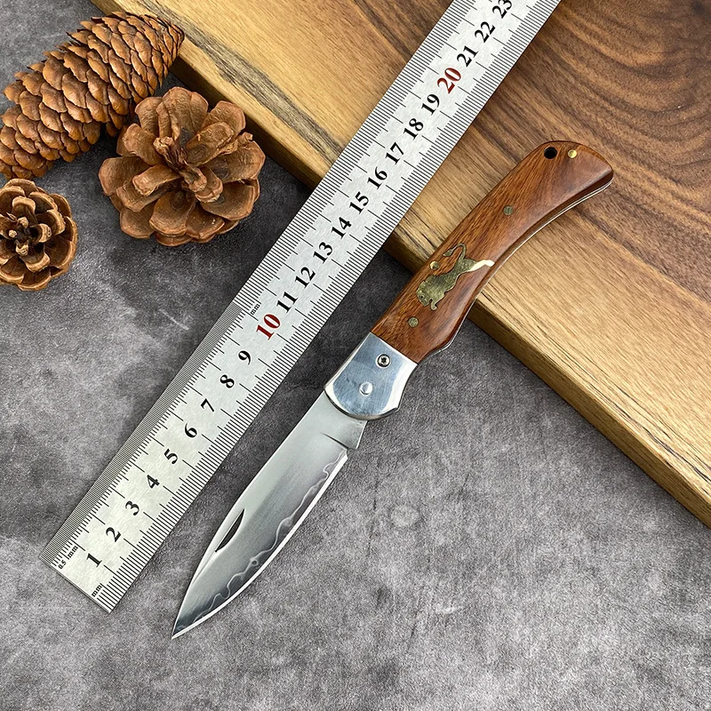 

Outdoor Camping Sharp Portable Self-Defense Three-in-One Steel Portable Multi-Purpose Pocket Mountaineering Folding Knife