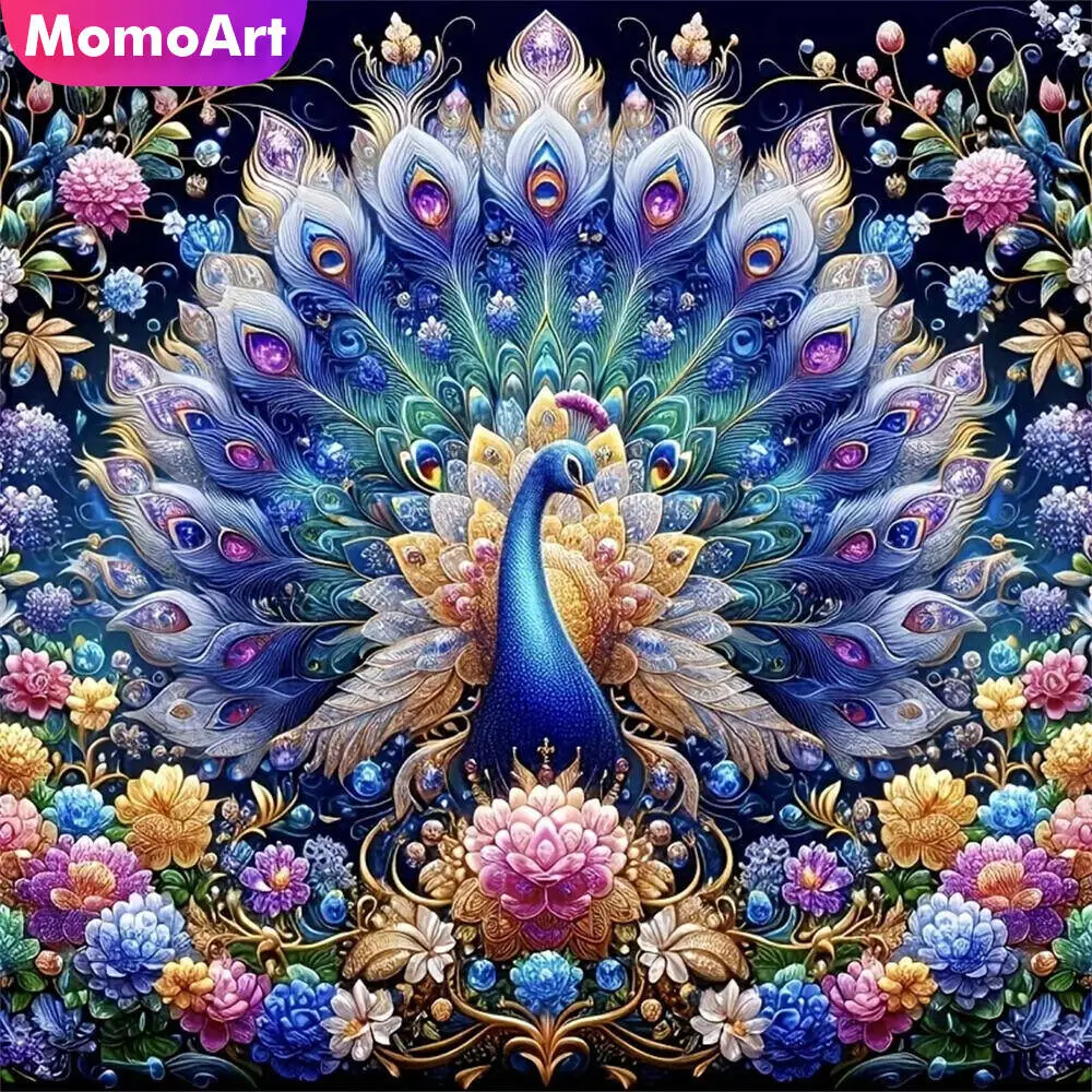 Momoart Bär Diamant Mosaik Tier voller Runde Diamant Malerei Mond Stickerei neue Ankunft handgemachte Hobby