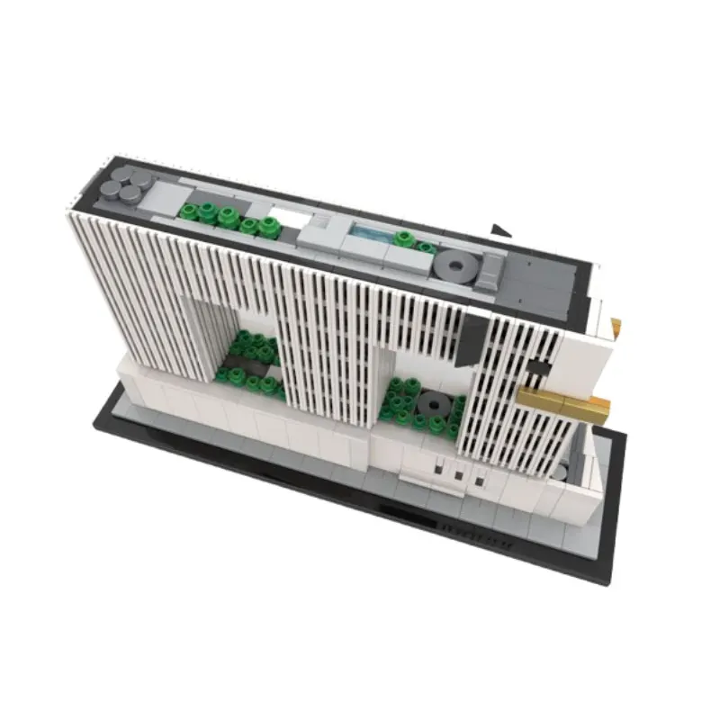 

New in stock MOC1047pcs Creative City Building Street Scene Small Particle Assembly Building Block Educational Toy Model Gift Se