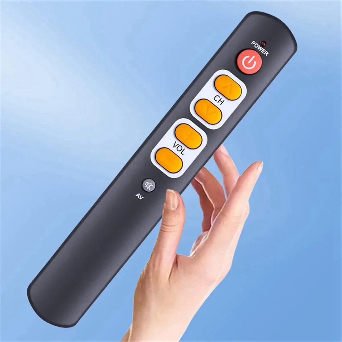 Super Sale 2PCS Universal 6-Button Smart Remote Control IR Copy Learning Function Remote Control for TV, STB, DVD, DVB, VCR B