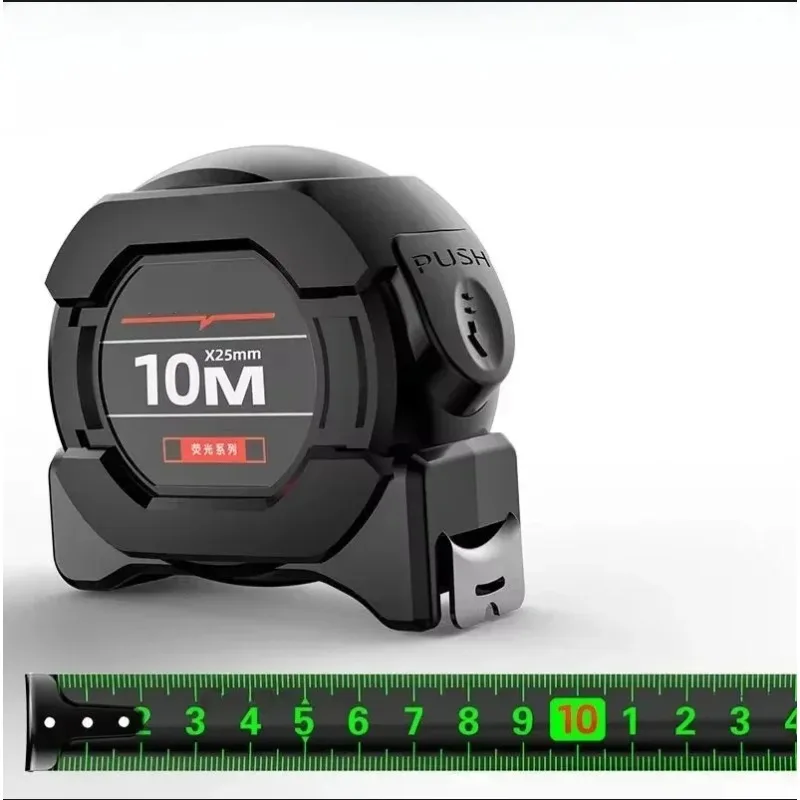 Self-locking 10M Tape Measure Retractable High-precision Woodworking Measuring Tool Measuring Tape Household Measuring Tools