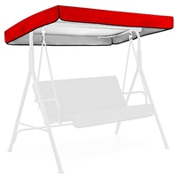 Sunproof Garden Sturdy Easy Installation Note Package Content Patio Swings Piece Ample Coverage Quick And Easy Red