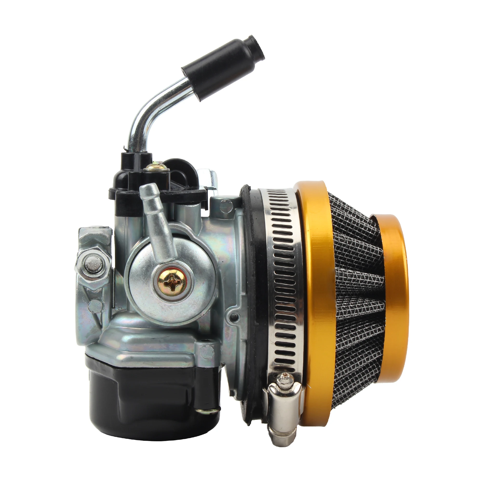 Motocross 2-Takt wassergekühlter Vergaser mit Ansaugrohr und Luftfilter 37 49 50 80 CC Motorrad Dirt Pocket Bike Teile – Detail 5
