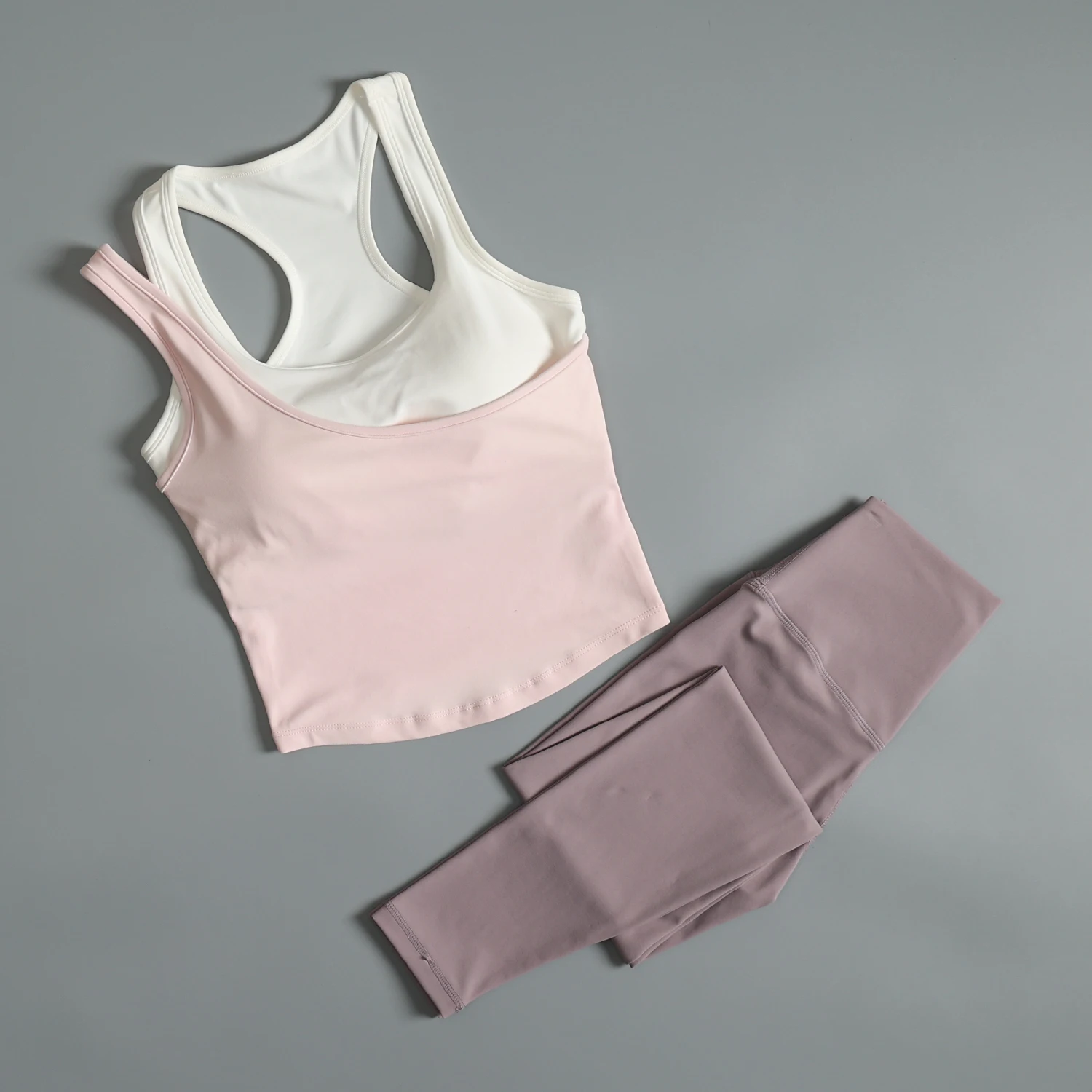 Sports and fitness suits for women in summer slim yoga suit vest internet celebrity beautiful running training quick drying