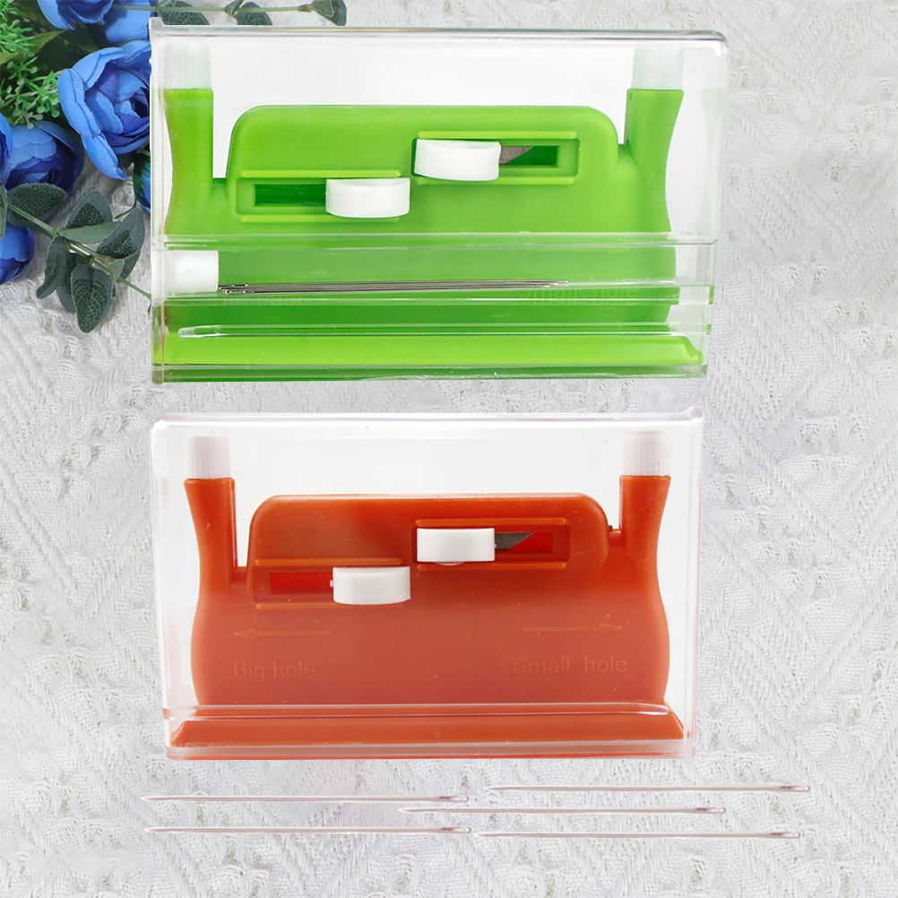 

Stitch Threader DIY Sewing Tool Threading Machine Pre Threaded Needles for Hand