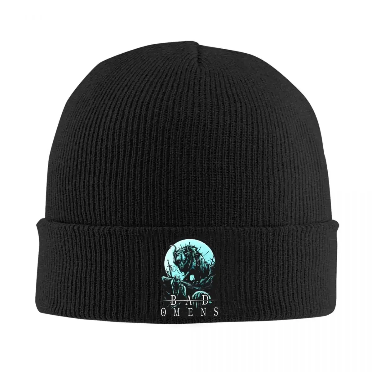 Bad Omens Wolf Hat Autumn Winter Beanie Street Rock Cap Men Women Bonnet