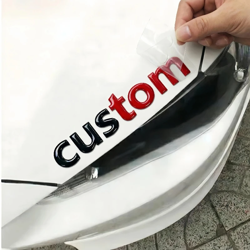 50 Stück Aufkleber Personalisiertes Logo Kundenspezifische Transferaufkleber 3D UV DTF Maßgeschneiderte Hochzeits-Etiketten Wasserfest Name DIY Auto Flasche