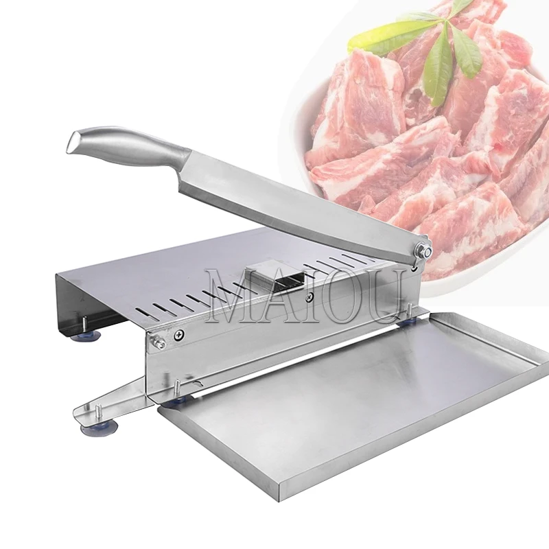 Food Process Machine Manual Meat Cutter Meat Bone Cutting Machine