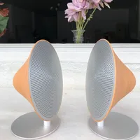 Vintage wooden wireless Bluetooth speaker touch surface subwoofer home audio Bluetooth 4.2 audio desktop stereo speaker support
