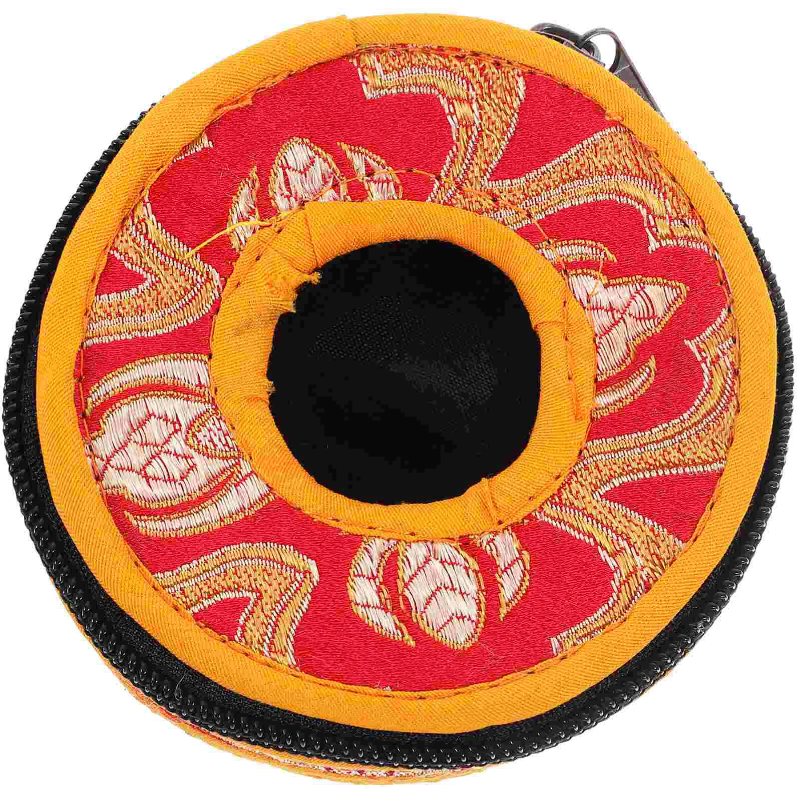 

Tibetan Tingsha Bells Sleeve Bags Ring Set Nepal Storage Pouch Cymbal Holder Pouches