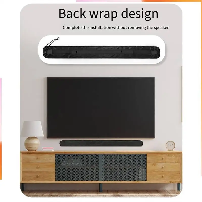 A92Z Geeignet für Sony S100F TV Lautsprecher Staub Abdeckung, Lange Streifen TV Lautsprecher Schutzhülle Lagerung Fall Ersatz