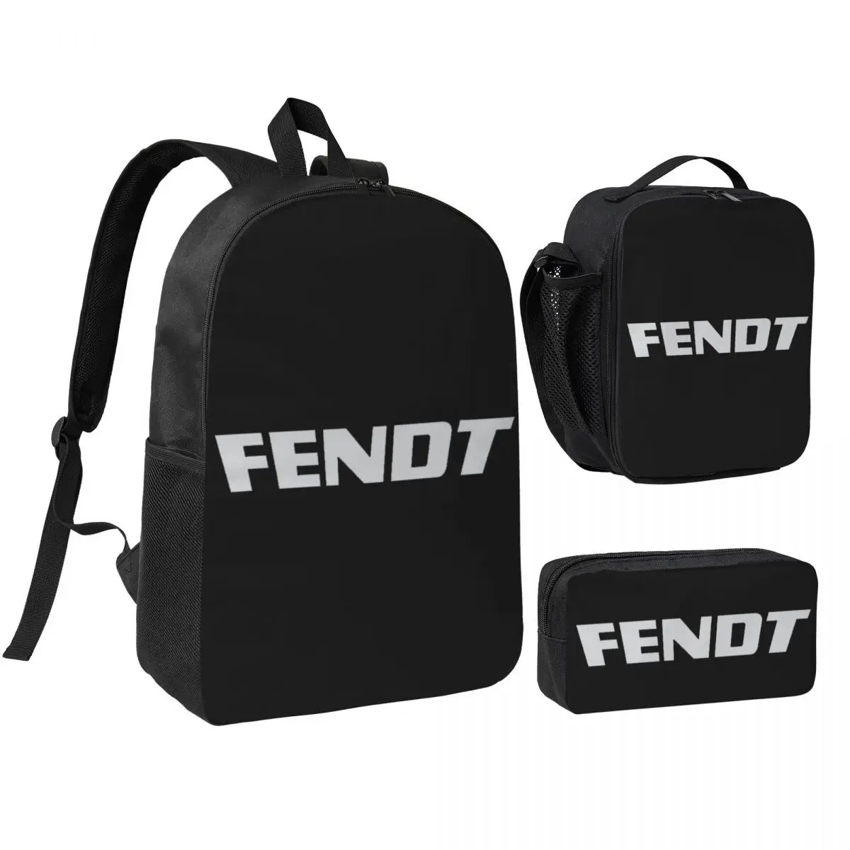 

Fendt Tractor Backpack Boys Girls BookBag School Bag Shoulder Bags 3ps Insulated Lunch Bag Pencil Case