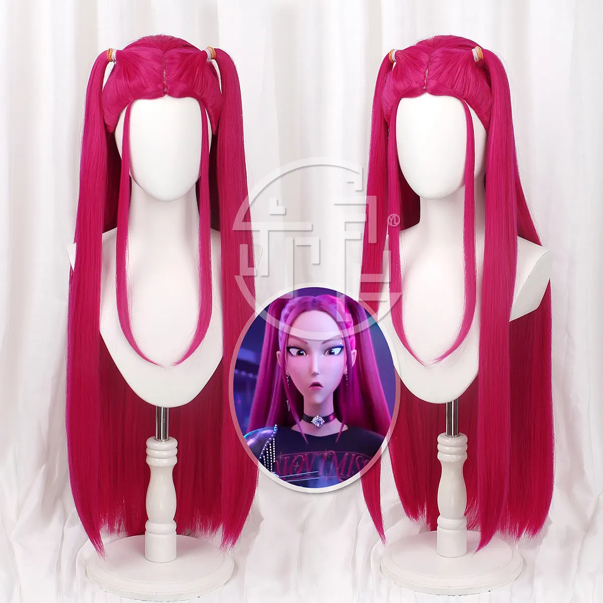 

Anime Skpop Cosplay Wig Halloween Carnival Party Props Synthetic Hair Heat Resistant Fiber + Wig Cap