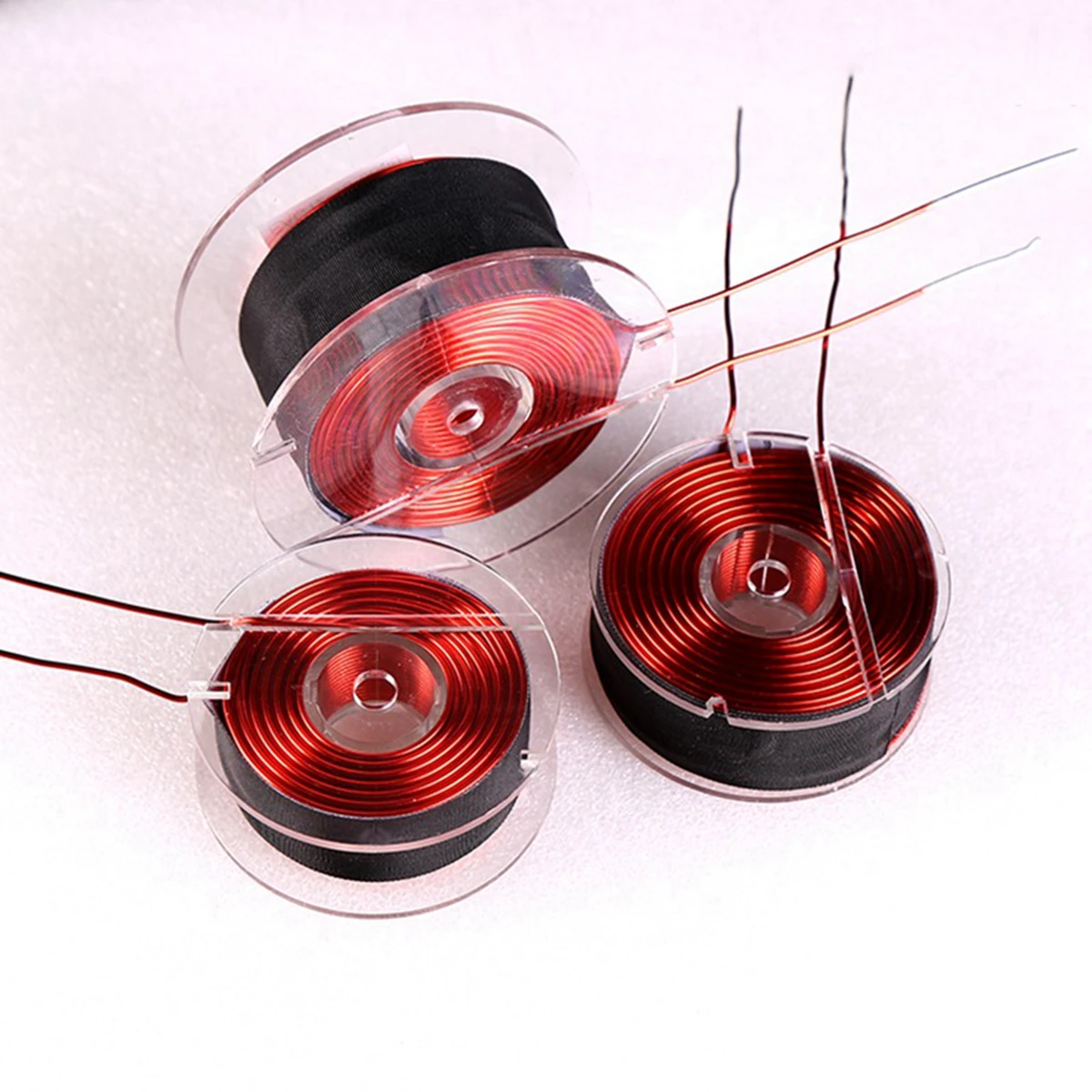 ERSE 1.0mm Oxygen-Free Copper Core Inductance Air-core Speaker Crossover Inductor Frequency Divider Inductance 0.07mH~3.3mH