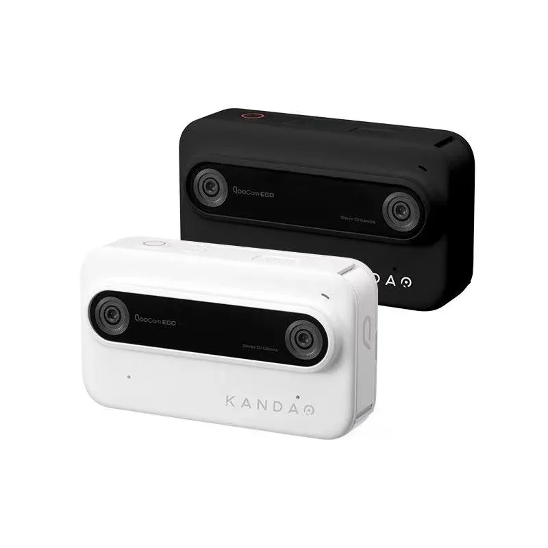 Kandao QooCam EGO 3D Stereo Camera 4K 60FPS VR Camera Waterproof Six-Axis Anti-Shock 65 Inch Maximum Screen