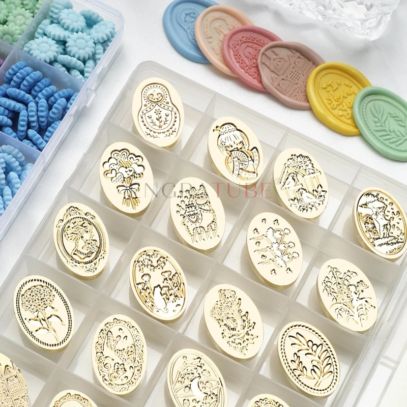 Sealing Wax Stamp Brass Hydrangea Balloons Thank You Squirrel Alpaca Owl Camp For DIY Wedding Scrapbooking Envelope Kids Toys