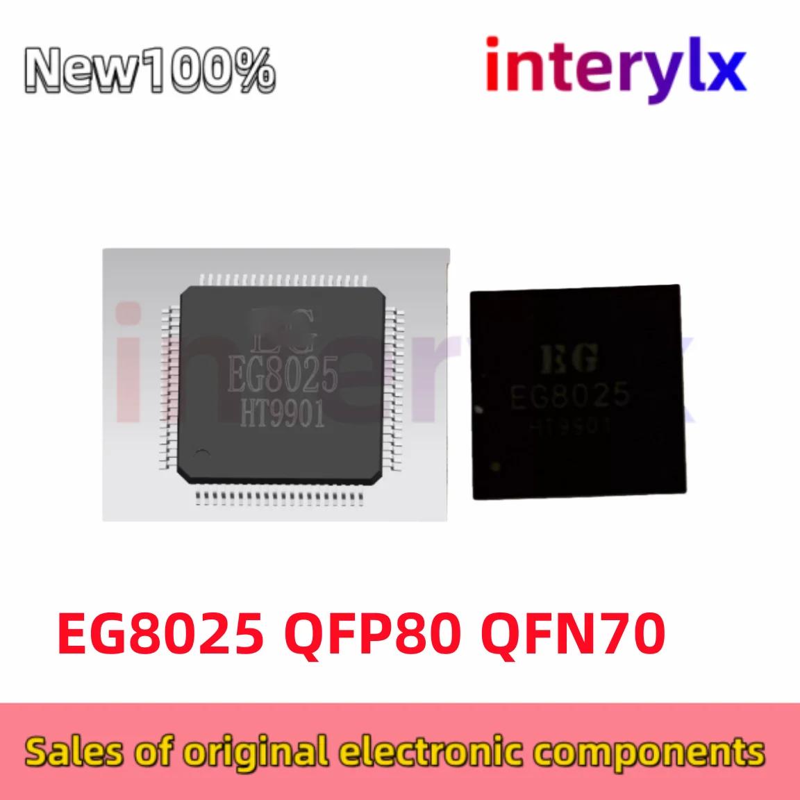 2Pcs/Lot Original EG8025 EG 8025 Package LQFP80 QFN70 Dedicated Chip for Pure Sine W