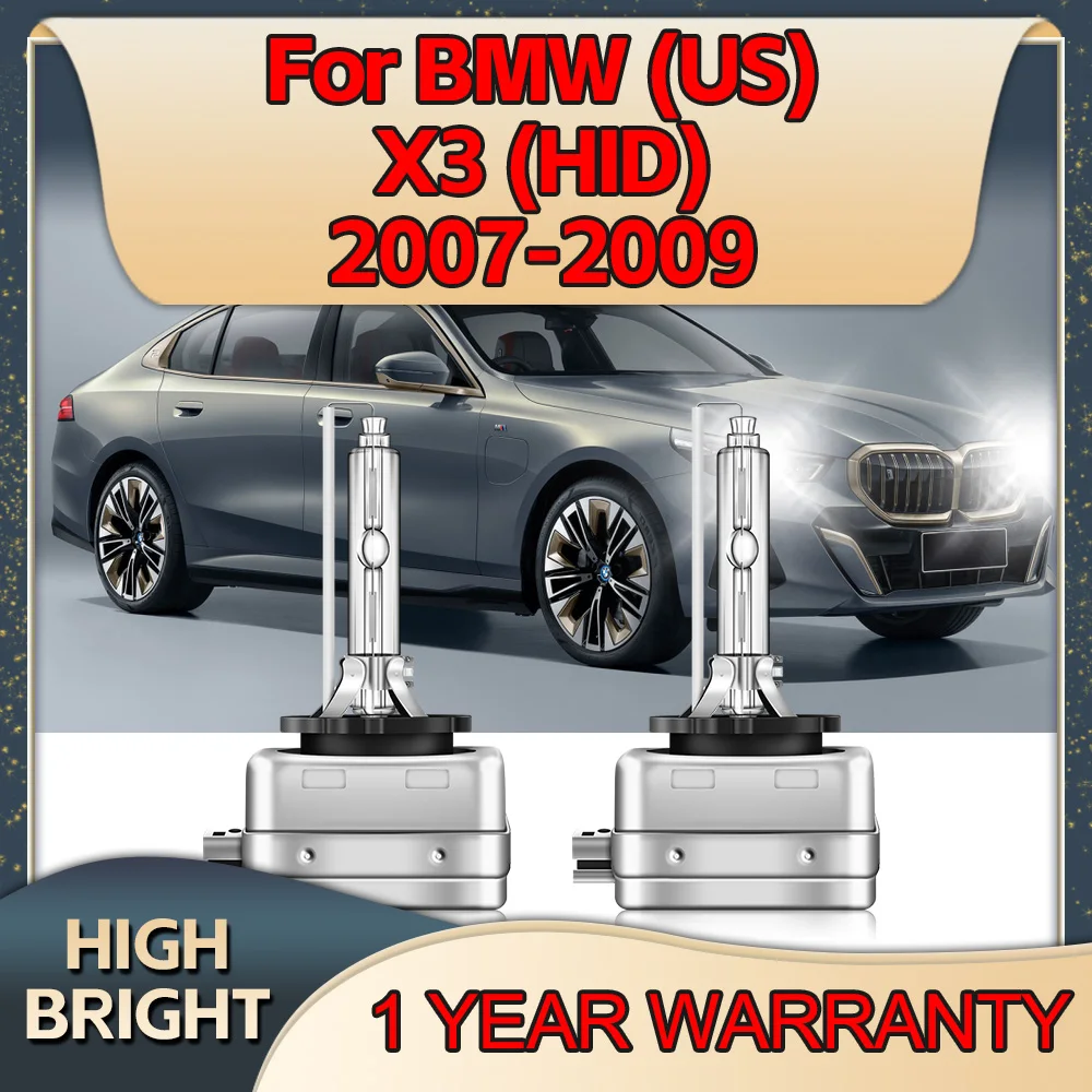 For BMW (US) X3 2007 2008 2009 Car Headlight 3800LM 2Pcs D1S Xenon HID Car Bulbs 35W Headlamp 6000K Auto Lamp 12V